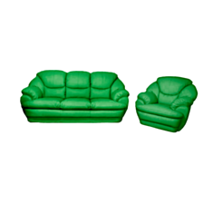 Комплект м'яких меблів Milan зелений - фото