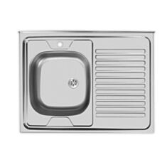 Кухонна мийка Ukinox STM 600.500 4C L з сифоном S205 - фото