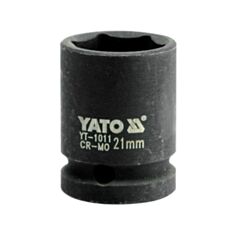 Головка торцева шестигранна ударна Yato YT-1011 1/2" 21 мм - фото
