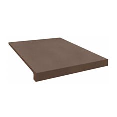 Клинкерная плитка Opoczno Loft brown ступень с капиносом 30*33 - фото