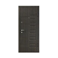 Двері металеві Міністерство Дверей ПБ-21 венге 96*205 см праві - фото