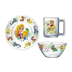 Набір посуду для дітей Luminarc Disney Рапунцель 18с2055 - фото