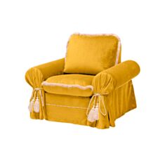 Кресло Элизабет желтый - фото