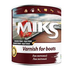 Лак для човнів Miks Color уретановий глянцевий 0,8 кг - фото