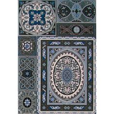 Декор Атем Aladdin Pattern Mix BL 27,5*40 блакитний - фото