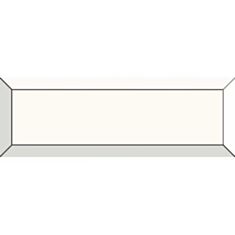 Плитка для стін Almera Ceramica Frame White 22,5*7,5 см біла - фото