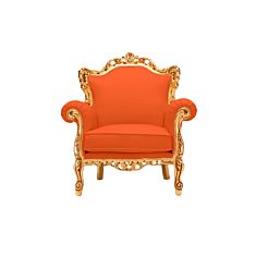 Кресло Нивель оранжевый - фото