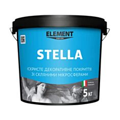 Декоративное покрытие Element Stella с перламутром и стеклянными микросферами 5 кг - фото