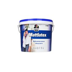 Інтер'єрна фарба латексна Dufa Mattlatex D100 матова біла 1,4 кг - фото