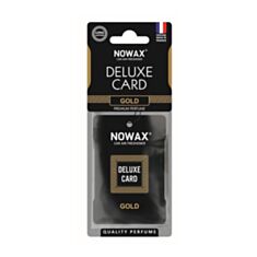 Ароматизатор целюлозний Nowax Delux Card NX07731 Gold - фото