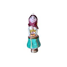 Іграшка на ялинку Персонаж вертепу Дівчинка-колядниця Koza Dereza 2033037025 - фото