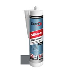 Герметик силиконовый Soprо Sanitar Silikon 310 мл 64 базальт - фото