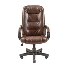 Кресло для руководителей Richman Челси коричневое - фото