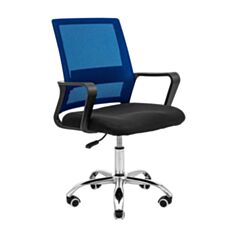 Кресло офисное Richman Юджин М-1 Хром синее - фото