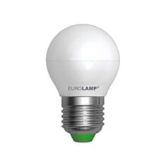 Лампа світлодіодна Eurolamp Еко LED-G45-05273(D) G45 5W E27 3000K - фото