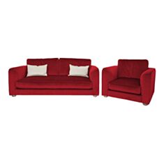 Комплект м'яких меблів Ліберті червоний - фото