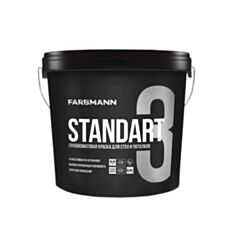 Інтер'єрна фарба латексна Kolorit Standart 3 С прозора 0,9 л - фото
