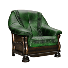 Кресло Bourgogne 1 зеленое - фото