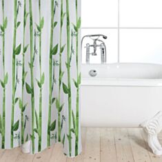 Шторка для ванной Vonaldi Bambus 200*180 зеленая - фото