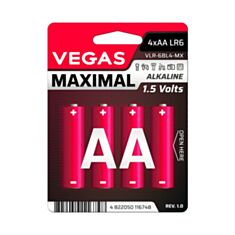 Батарейки Vegas AA Alkaline Maximal VLR-6BL4-MX 4 шт - фото