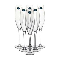 Набор бокалов для шампанского Bohemia Loxia 1SJ03 210 мл 6 шт - фото