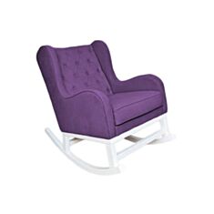 Кресло качалка Майа фиолетовое - фото