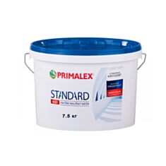 Інтер'єрна фарба вапняна Primalex Standard біла 7,5 кг - фото