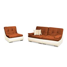 Комплект мягкой мебели Бозен оранжевый - фото