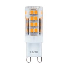 Лампа світлодіодна Feron LB-432 230V 4W G9 2700K - фото