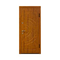 Двери металлические Министерство Дверей Vinorit ПО-08 дуб золотой 96*205 см правые - фото