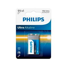 Батарейка Philips Ultra 6LR61 Alkaline 9V 1 шт - фото