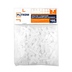 Крестики для клинкерной плитки Plitkom т-образные 6 мм 100 шт - фото