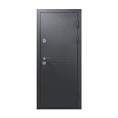 Двері металеві Міністерство Дверей БЦ Норд венге горизонт сірий 96*205 см праві - фото
