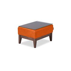 Столик прикроватный низкий DLS Рафаэль оранжевый - фото