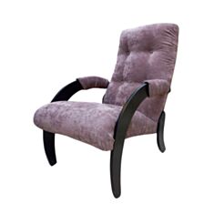 Кресло Happy Lounge Модель 1,2 сиреневый/темный орех - фото
