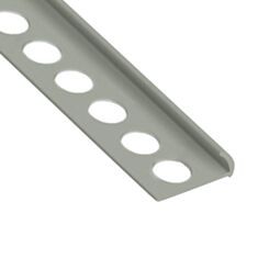 Уголок для плитки ТИС внешний 8 мм серый - фото