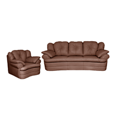 Комплект мягкой мебели Lantis коричневый - фото