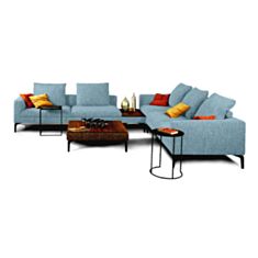 Комплект мягкой мебели Окленд голубой - фото