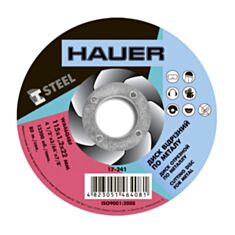 Диск відрізний Hauer 17-248 по металу 125*1,4*22 мм - фото