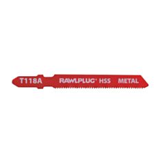 Пильне полотно по металу Rawlplug RT-JSB-M12F T118A HSS 1,2*77 мм - фото