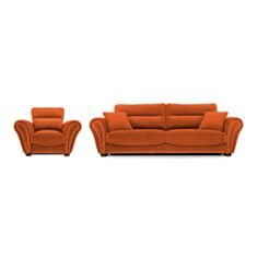 Комплект мягкой мебели Ричард оранжевый - фото