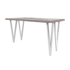 Стол обеденный Металл-Дизайн Ви-4 115*75 см аляска/белый - фото