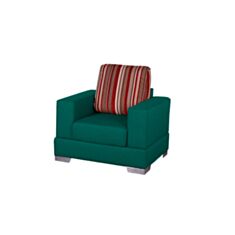 Кресло Куб зеленый - фото