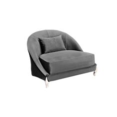 Кресло Альба серый - фото