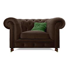 Кресло Злата мебель Оксфорд коричневое - фото
