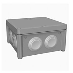 Коробка распределительная Plank Electrotechnic IB006 IP55 100*100*50 мм серая - фото