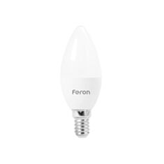 Лампа світлодіодна Feron LB-197 C37 230V 7W E14 4000K - фото