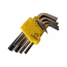 Набір Г-подібних ключів HEX Сталь 48101 1,5-10 мм 9 шт - фото