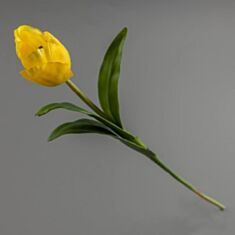 Искусственный цветок Тюльпан 116F/yellow 51 см - фото