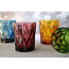 Набір склянок кольорових GW-8543 350 мл H10 см 4 шт - фото
